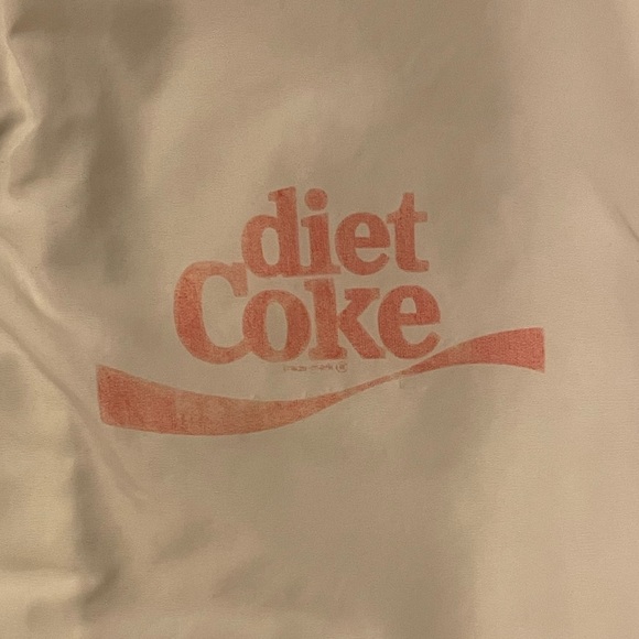 Vintage Diet Coke King Varsity Baseball Bomber Jacket Windbreaker - Picture 8 of 14